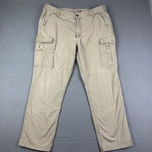 Carhartt Rugged Flex Relaxed Fit Work Pants Mens 38x30* Beige Tan BN3574-M